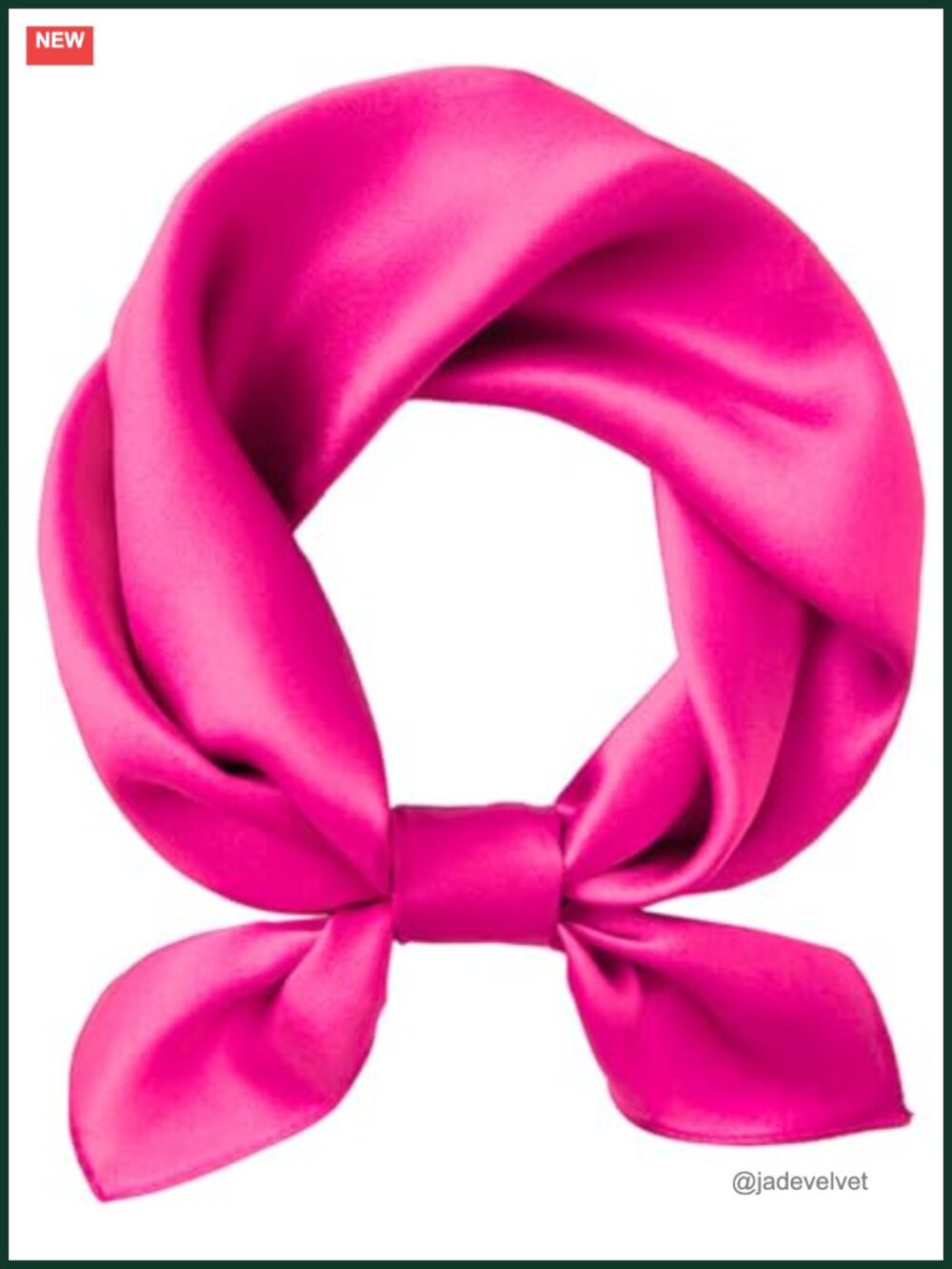 Satin Square Scarf for Women, Silk-Like Handkerchief, Hair Ribbon, Handbag